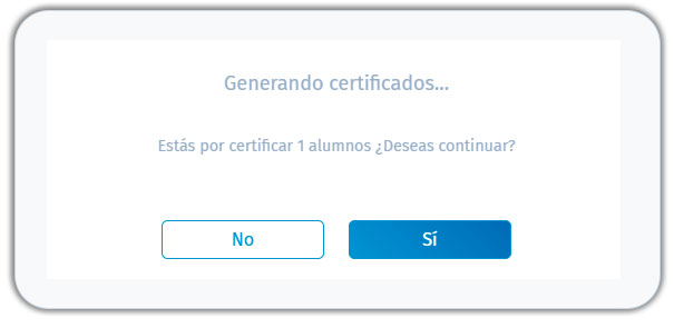 Generar certificados 