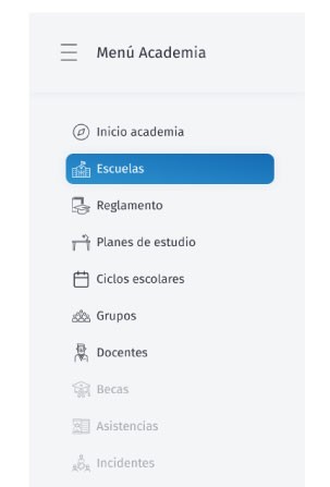 Menu escuelas