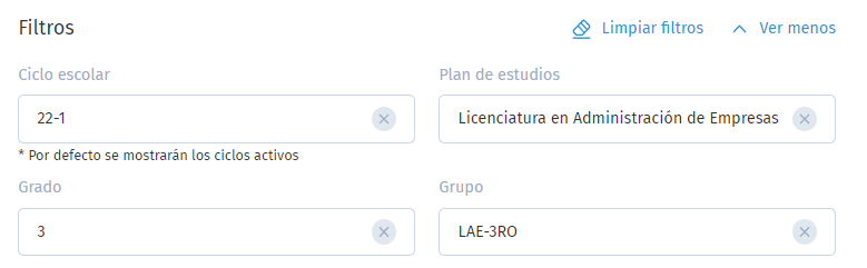 Lista de alumnos 2