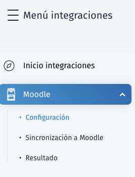 menu configuracion